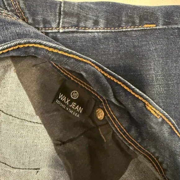 Wax jeans butt I love you. Size 16. Skinny jeans. - Picture 3 of 4